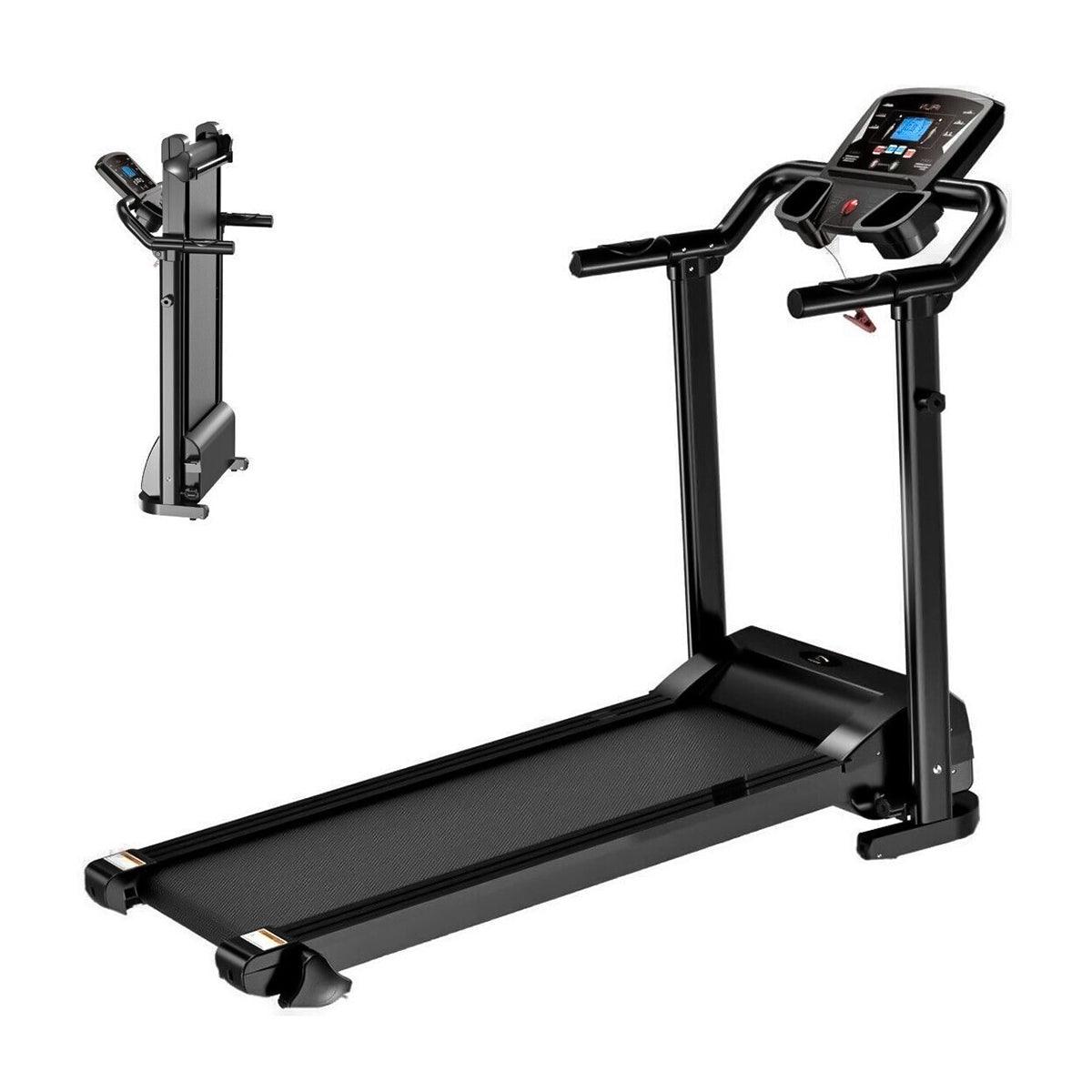 Electric Treadmill UK - Gym Treadmill Electric Machine Commercial Home Running Motorised Folding Walking Exercise & Fitness - Tophatter Daily Deals