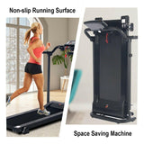 Electric Treadmill UK - Gym Treadmill Electric Machine Commercial Home Running Motorised Folding Walking Exercise & Fitness - Tophatter Daily Deals