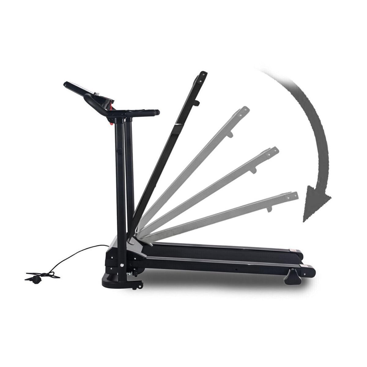 Electric Treadmill UK - Gym Treadmill Electric Machine Commercial Home Running Motorised Folding Walking Exercise & Fitness - Tophatter Daily Deals
