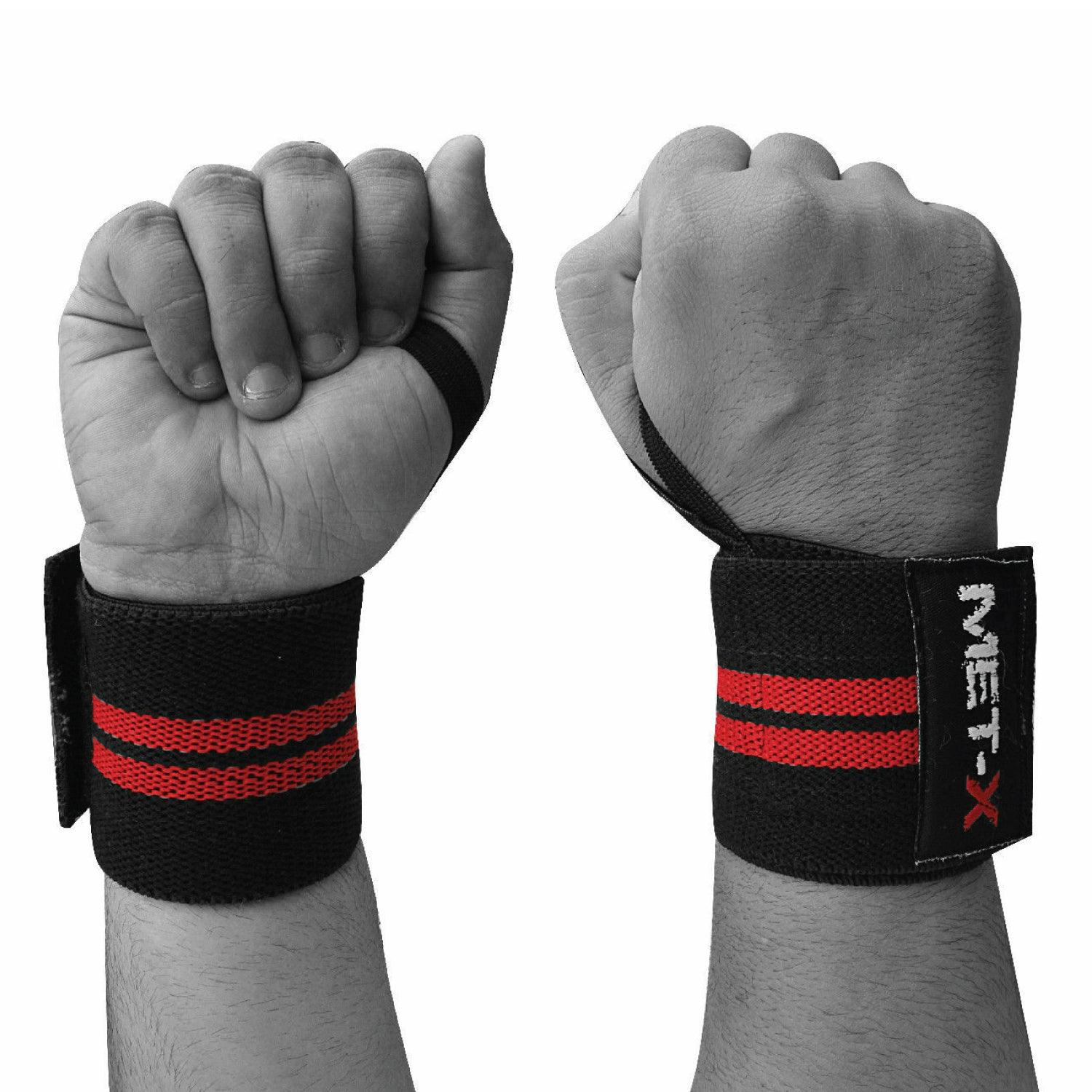 Wrist Straps for Weightlifting - Premium weight lifting wrist support wraps, Weight Lifting Wrist Wraps Bandage Hand Support Gym Straps Brace Cotton Fitness - Tophatter Daily Deals
