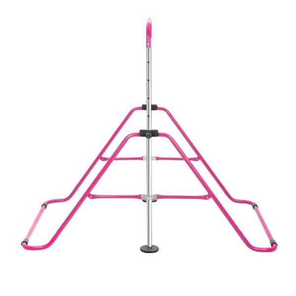 Childs Gymnastics Bar - Junior Training Bar Expandable Kids Horizontal Bars Children Kip Home Gym Pink Fitness - Tophatter Daily Deals