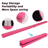 Gymnastic Beams for Home - Foldable Gymnastics Balance Beam 7FT Training Beam Portable Kids Adult Home Gym Exercise & Fitness - Tophatter Daily Deals
