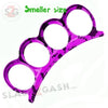 Small Knuckles Ladies Belt Buckle & Paperweight - Purple Splatter Belt Buckle - Tophatter Daily Deals