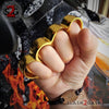 Fat Boy Extra Thick Buckle & Paperweight - Gold Chubby Chunk Knuckles Belt Buckle - Tophatter Daily Deals