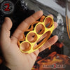 Fat Boy Extra Thick Buckle & Paperweight - Gold Chubby Chunk Knuckles Belt Buckle - Tophatter Daily Deals