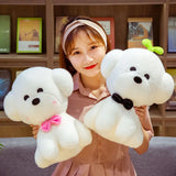 Teddy Dog Bichon Frise Puppy Plush White Stuffed Soft Animal Toy Animals - Tophatter Daily Deals