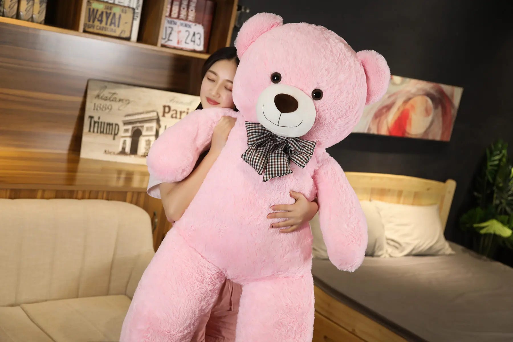 Giant 105cm Soft Teddy Bear Hugging Pillow Children Gift - Tophatter Daily Deals