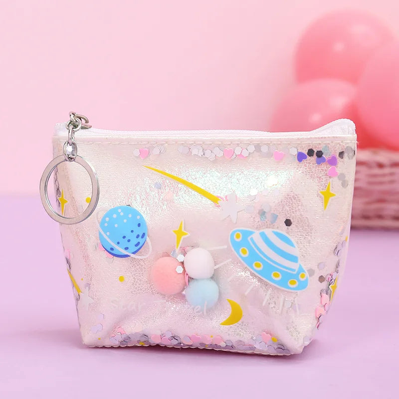 Pencil Case Laser Big Makeup Bag Cosmetic Case Outer Space - Tophatter Daily Deals