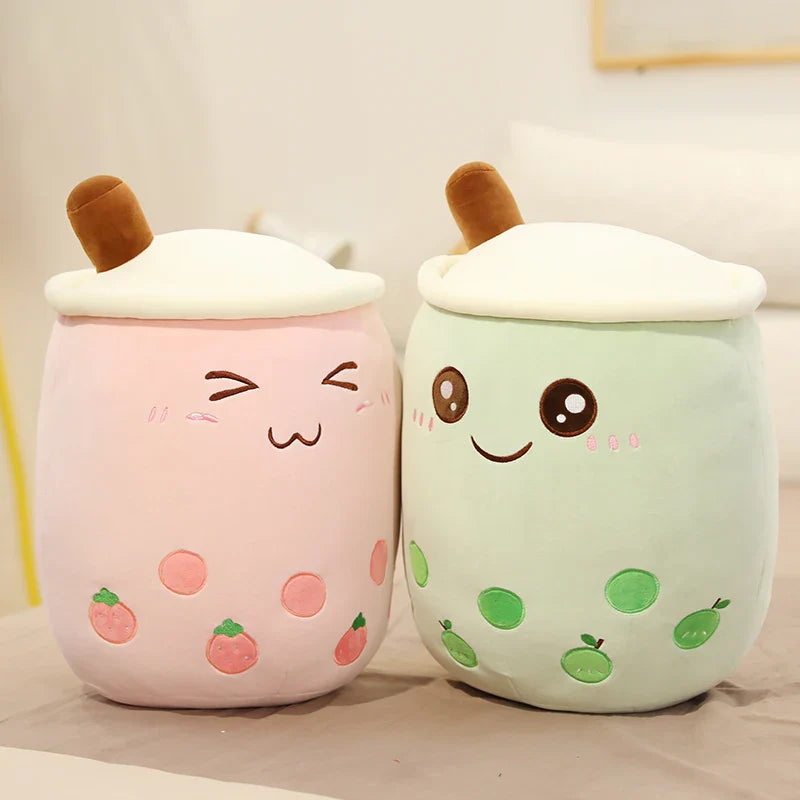 Bubble Tea Boba Milk Tea Drink Plushie Food - Tophatter Daily Deals