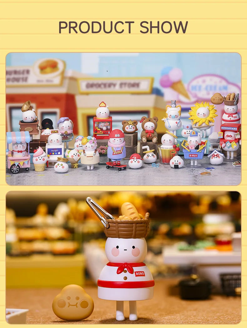 Genuine Pop Mart Bobo & Coco A Little Store Series Blind Box Figure Food - Tophatter Daily Deals