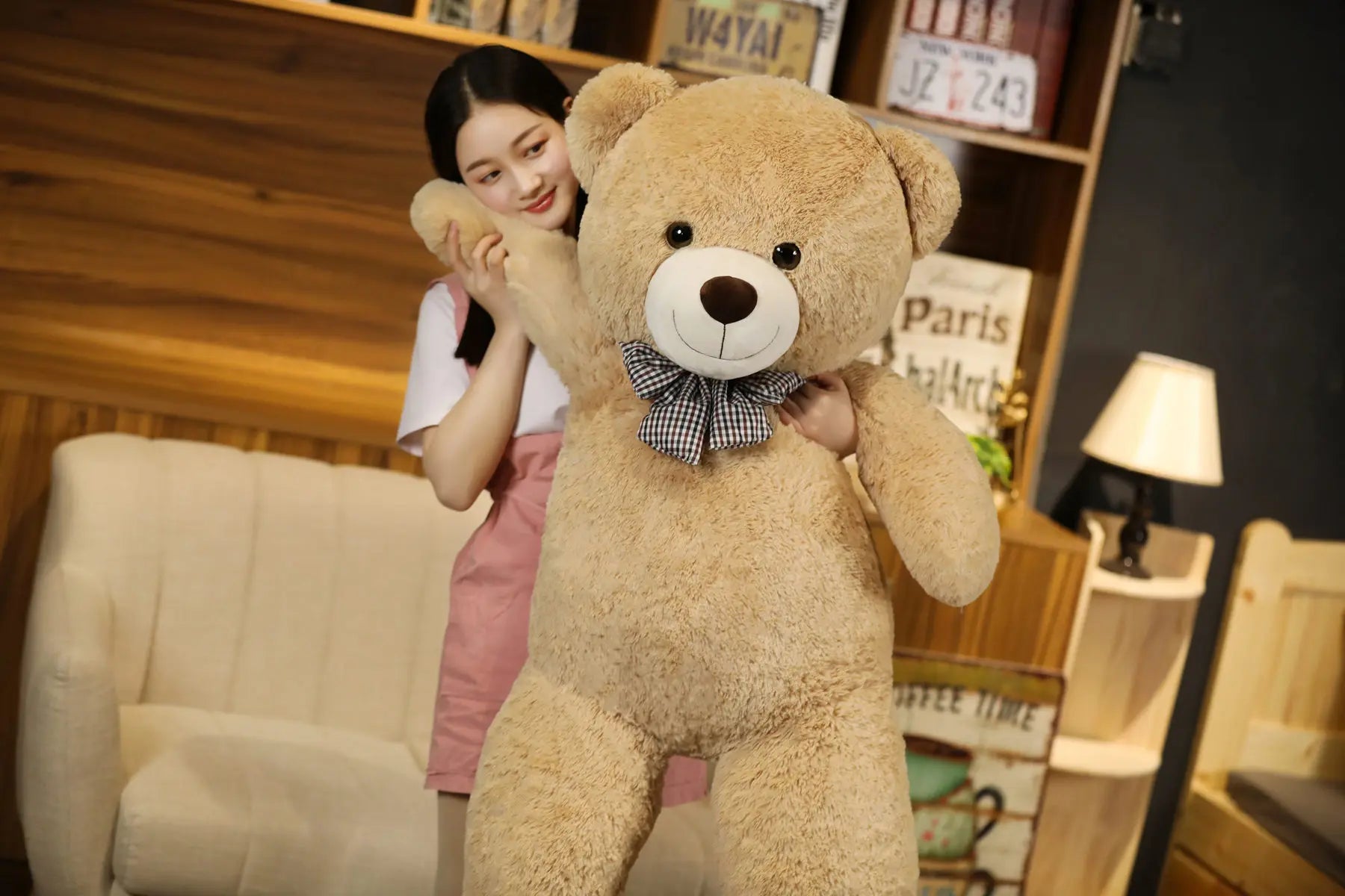 Giant 105cm Soft Teddy Bear Hugging Pillow Children Gift - Tophatter Daily Deals