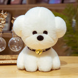 Teddy Dog Bichon Frise Puppy Plush White Stuffed Soft Animal Toy Animals - Tophatter Daily Deals
