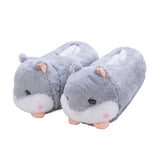 Slippers Winter Warm Home Plush Cute Corgi Slippers Flock Indoor Shoes Casual Slip On Flats Animals - Tophatter Daily Deals