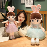Kawaii Plush Girl Dolls with Rabbit Ears Mythical - Tophatter Daily Deals
