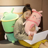 Avocado Watermelon Strawberry Orange Boba Bubble Fruit Milk Tea Plush Toy Food - Tophatter Daily Deals
