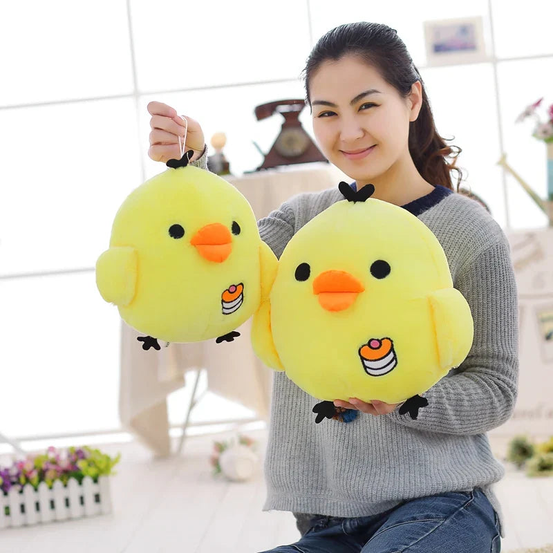 Yellow Chick Plush Chicken Kiiroitori Rilakkuma Chicken Stuffed Toy Animals - Tophatter Daily Deals