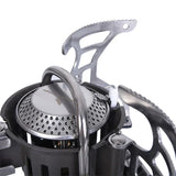 3500W Foldable Camp Gas Stove Silver Camp Cooking - Tophatter Daily Deals