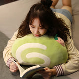 40cm Soft Fruit Cake Roll Plush Mantau Bun Pillow Cream Steamed Dim Sum Food - Tophatter Daily Deals