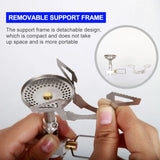 Camping Gas Mini Backpack Stove Silver Camp Cooking - Tophatter Daily Deals