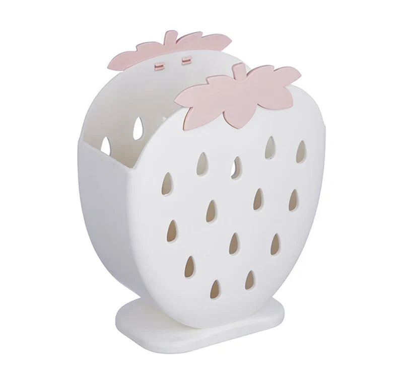 Kitchen Utensil Storage Box Container Strawberry Pink Blue Yellow Green Food - Tophatter Daily Deals