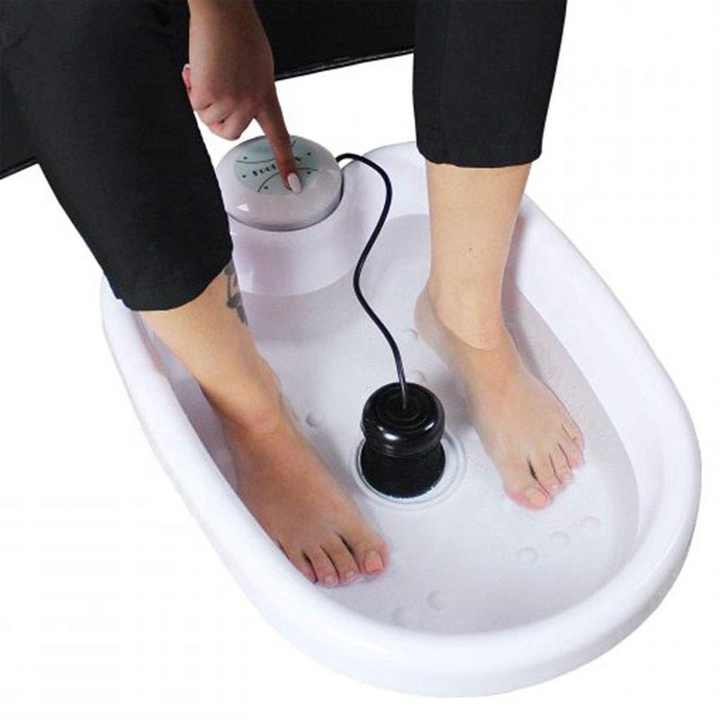 Ionic Foot Detox Spa Bath With Whirlpool Vibrating Massage - Tophatter Daily Deals