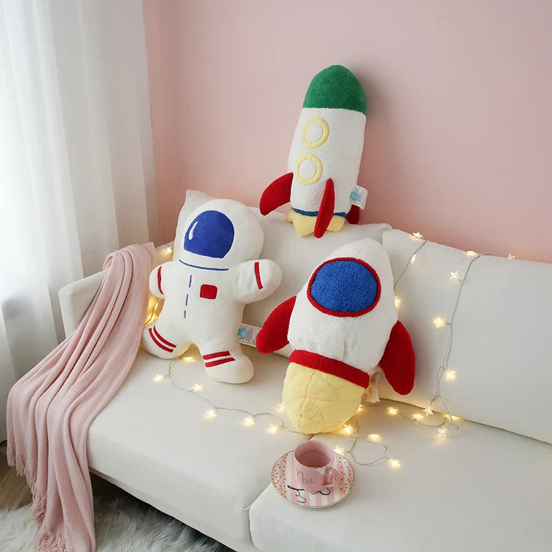 Outer Space Series Plush Rocket Astronaut Airplane Space Shuttle Aircraft Stuffed Soft Toy Outer Space - Tophatter Daily Deals