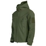 Waterproof Men's Outdoor Jacket - Military Cut, Poly Blend - Tophatter Daily Deals