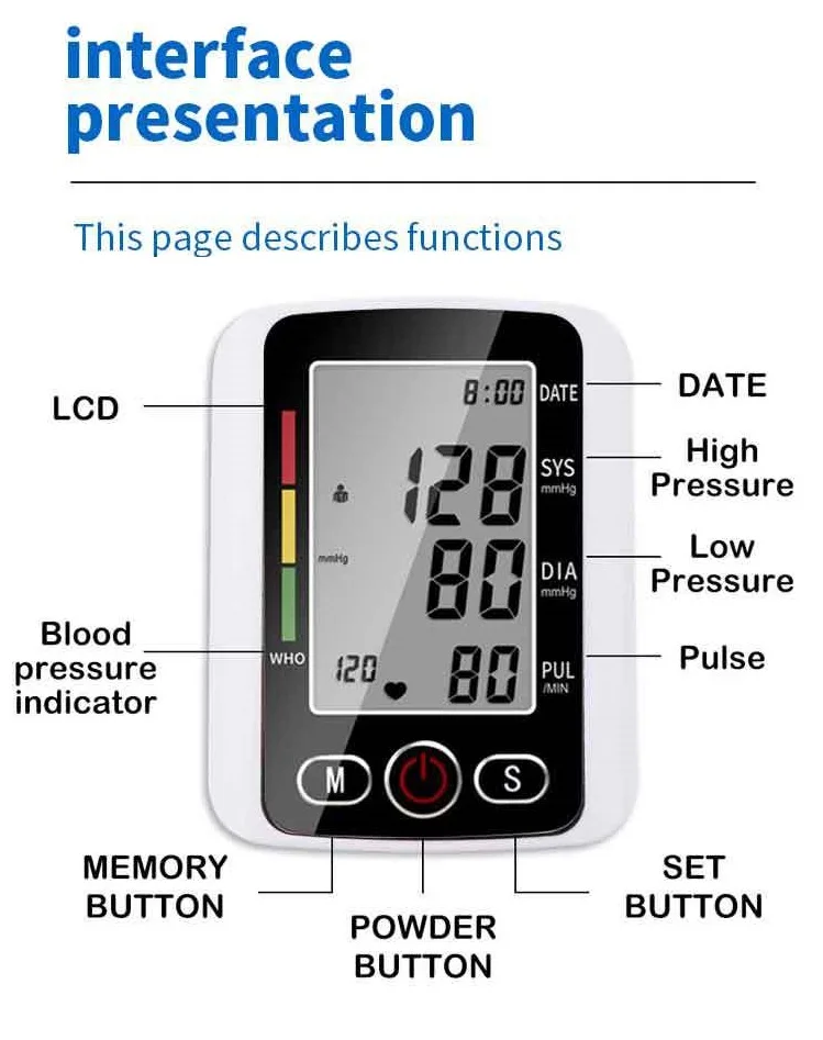 Digital Blood Pressure Monitor Health & Wellness - Tophatter Daily Deals