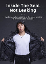 Waterproof Mens Cycling Jacket - Hooded, Nylon, For Rain - Tophatter Daily Deals