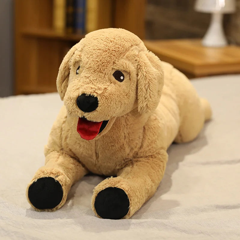 Plush Labrador Dog Realistic Stuffed Toy Birthday Gift A - Tophatter Daily Deals