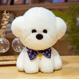 Teddy Dog Bichon Frise Puppy Plush White Stuffed Soft Animal Toy Animals - Tophatter Daily Deals