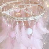 Dream Catcher Wind Chimes Feathers Handmade Mythical - Tophatter Daily Deals