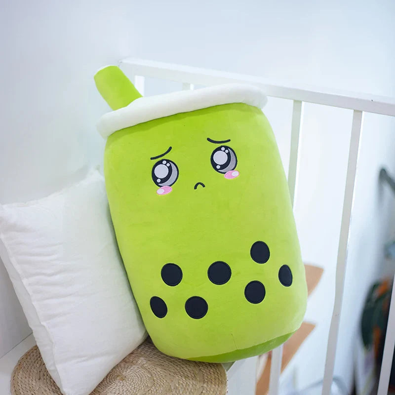 Bubble Tea Boba Milk Tea Drink Plushie Matcha Food - Tophatter Daily Deals