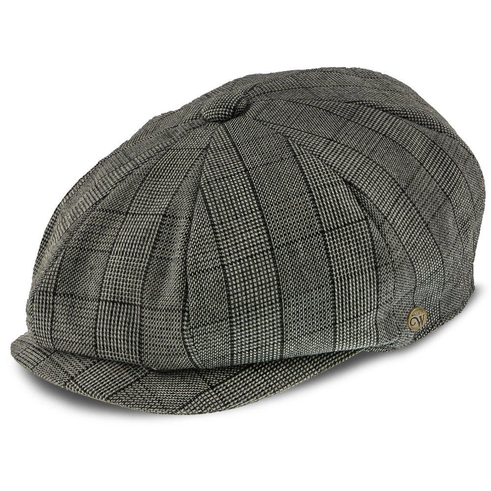 Innovator - Walrus Hats Grey Plaid Polyester 8 Panel Newsboy Cap Newsboy - Tophatter Daily Deals