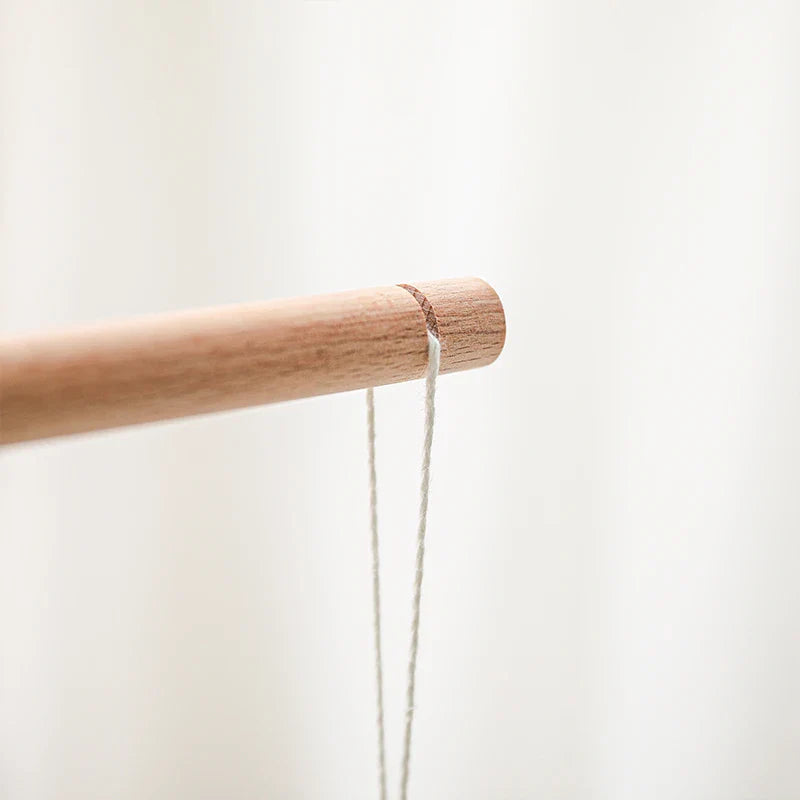 Baby Crib Mobile Wooden Nursery Newborn Sensory Toys - Tophatter Daily Deals