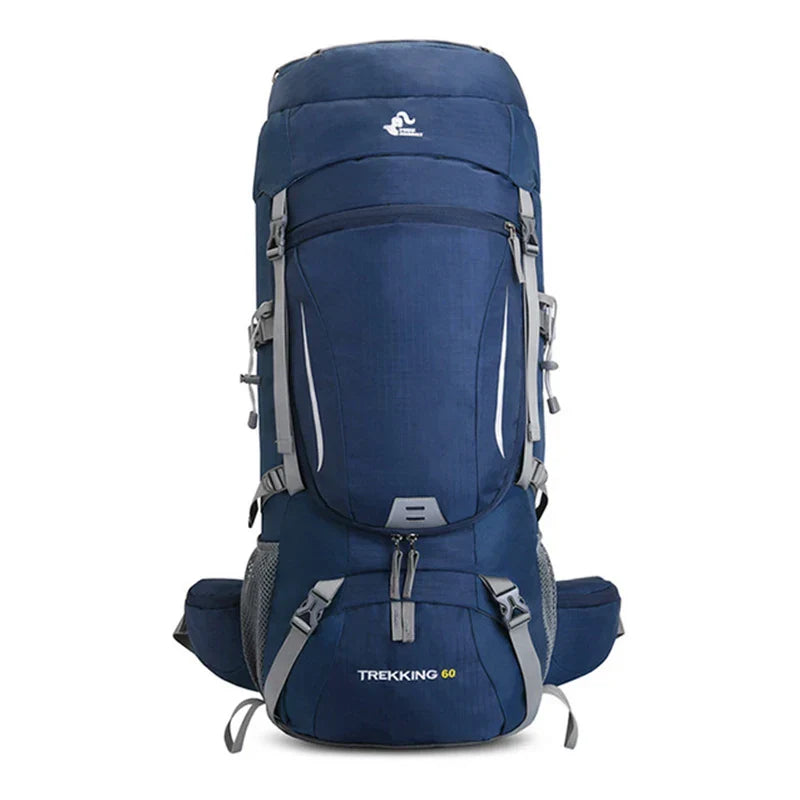 Waterproof Hiking Backpack Camping Rucksack Blue Backpacks - Tophatter Daily Deals
