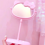 Pink Hello Kitty Mirror Make Up Desk Mirror Animals - Tophatter Daily Deals