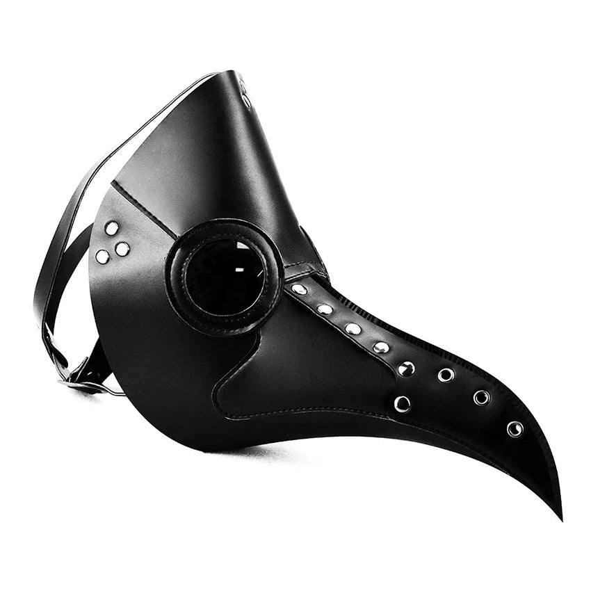 Plague Doctor PU Leather Mask Steampunk Halloween 2025 - Tophatter Daily Deals