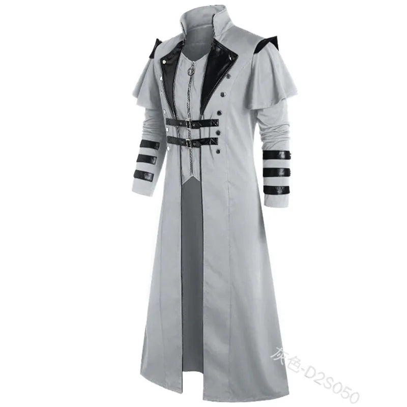 Steampunk Gothic Trench Coat Halloween Costume Jacket - Tophatter Daily Deals