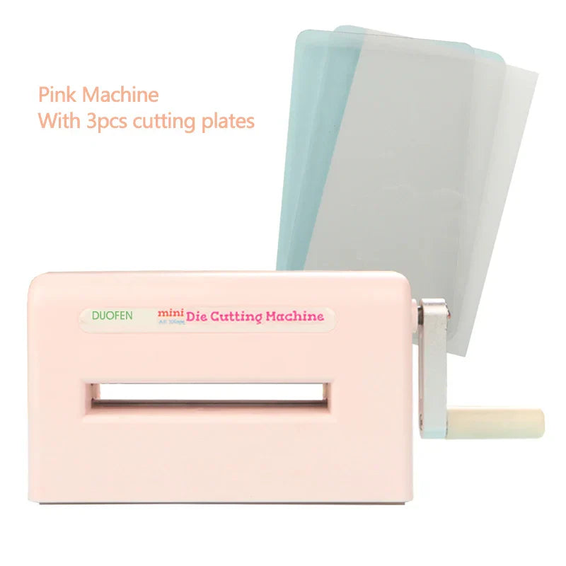 Die Cutting Machine A6 105mm Mini Embossing Tool Crafts Pink - Tophatter Daily Deals