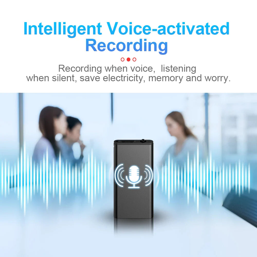 Voice Recorder Ultra Thin Mini Digital Dictaphone Compact - Tophatter Daily Deals