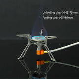 3300W Titanium Camping Stove Silver Camp Cooking - Tophatter Daily Deals