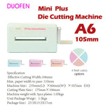 Die Cutting Machine A6 105mm Mini Embossing Tool Crafts - Tophatter Daily Deals