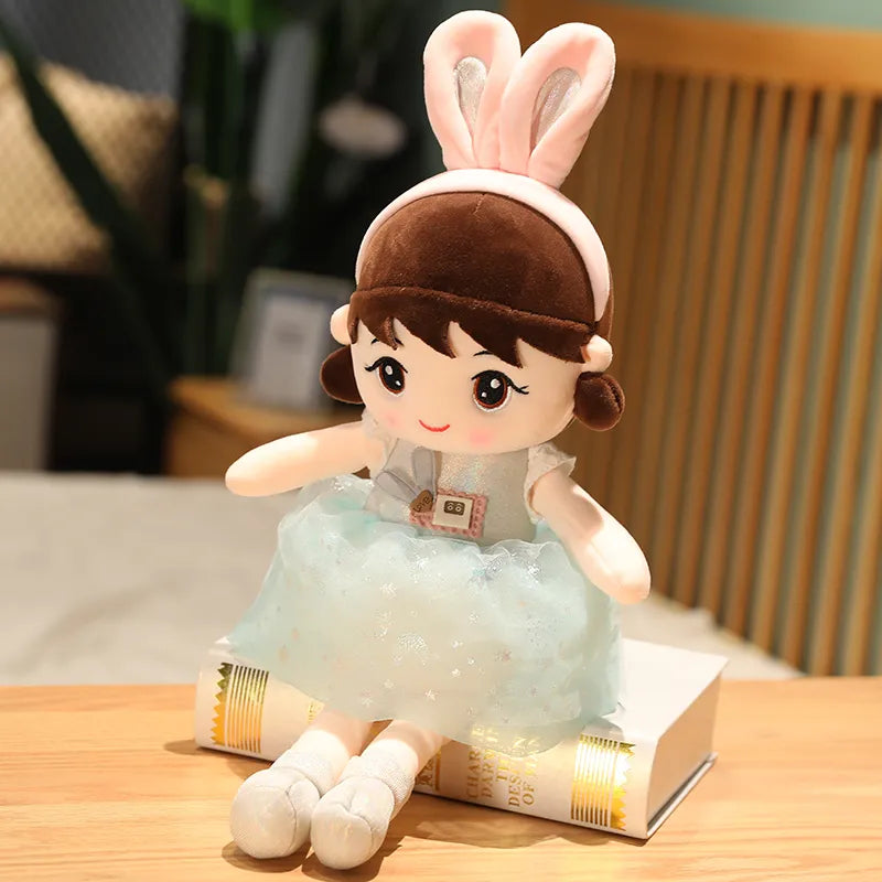 Kawaii Plush Girl Dolls with Rabbit Ears Mythical - Tophatter Daily Deals