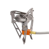 3300W Titanium Camping Stove Silver Camp Cooking - Tophatter Daily Deals