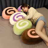 40cm Soft Fruit Cake Roll Plush Mantau Bun Pillow Cream Steamed Dim Sum Food - Tophatter Daily Deals