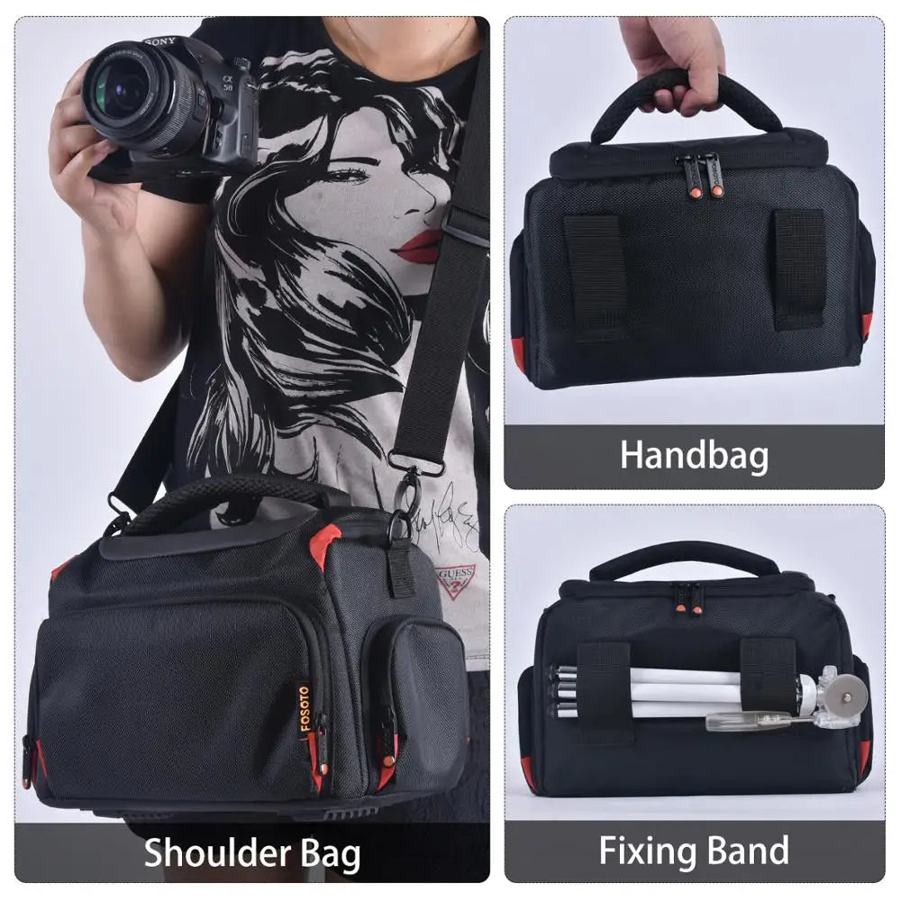 Digital Camera Shoulder Bag Dustproof Black Camera Bags & Cases - Tophatter Daily Deals