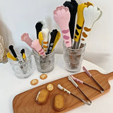 Japanese Cat Paw Barbecue Tongs Animals - Tophatter Daily Deals