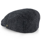 Main Street - Walrus Grey Tweed Plaid Herringbone Ivy Cap Ivy - Tophatter Daily Deals