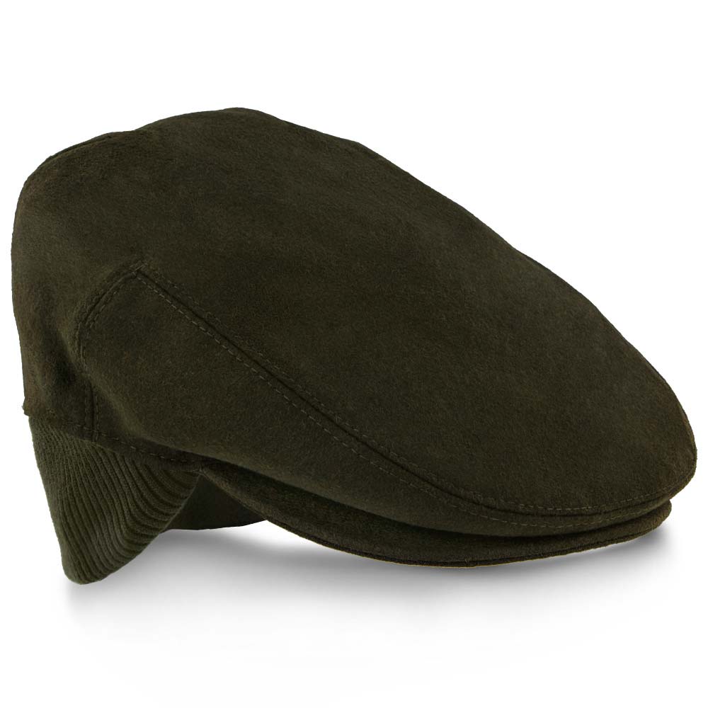 Madison - Walrus Hats Olive Milton Wool Blend Ivy Cap - Driving Cap Ivy - Tophatter Daily Deals